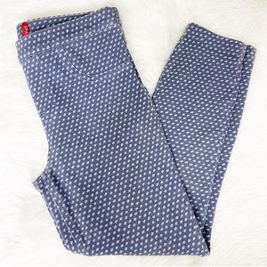 Spanx Jean-ish polka dot leggings - EUC